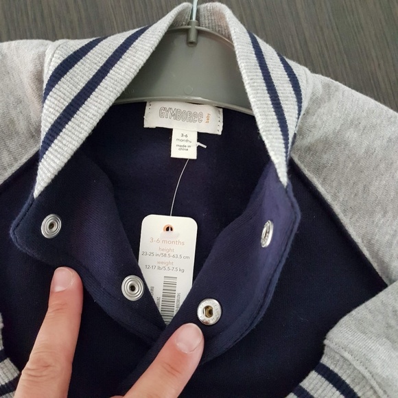 Gymboree baby Boys Bomber jacket 3-6 mths NWT New - Picture 3 of 8